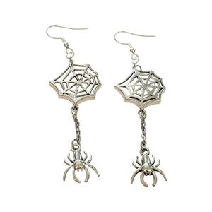 Spider Drop Earrings